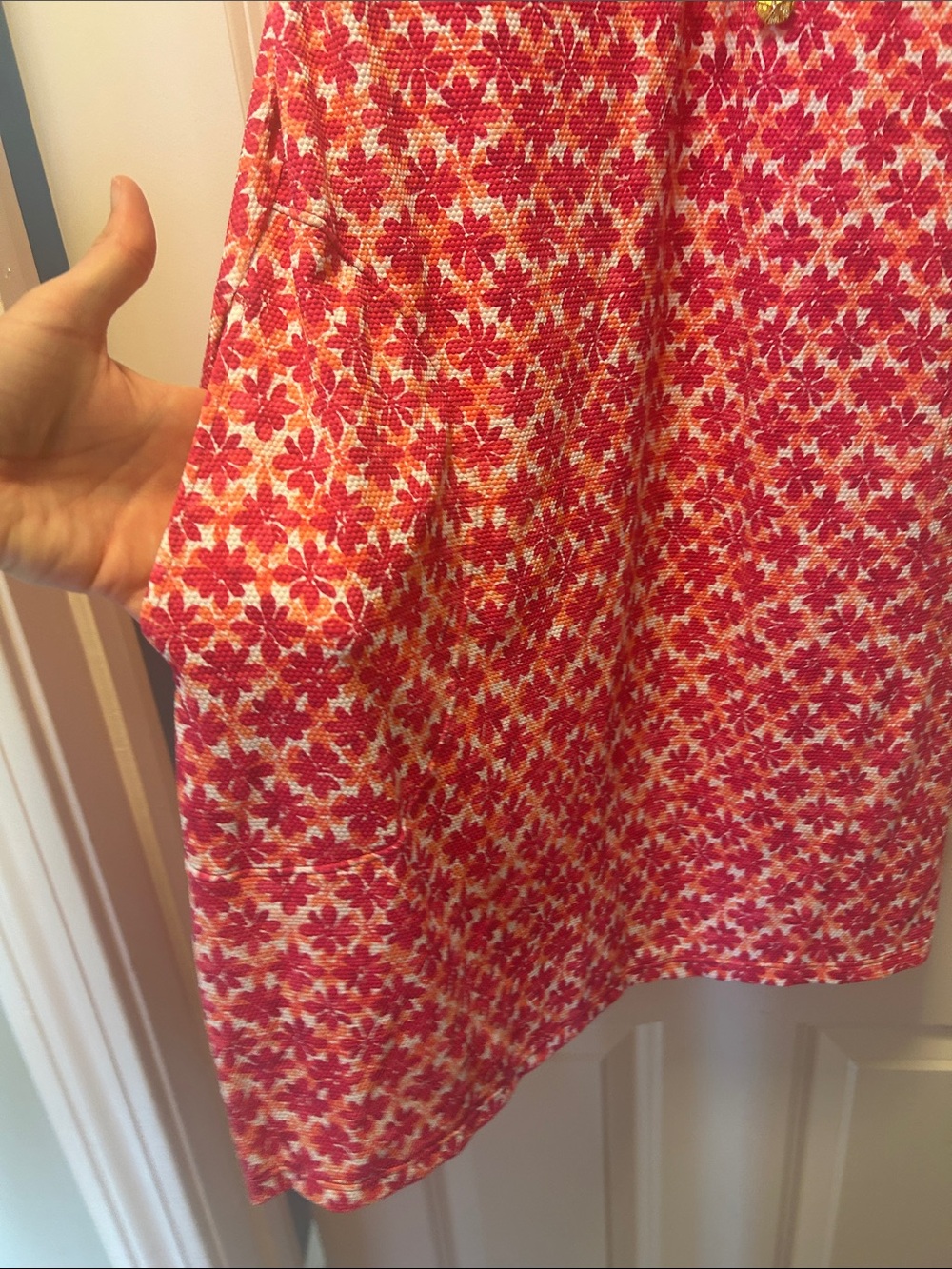 NWT Tommy Bahama Island Cays Shell Spa Dress in Passion Pink- Large - Picture 3 of 7